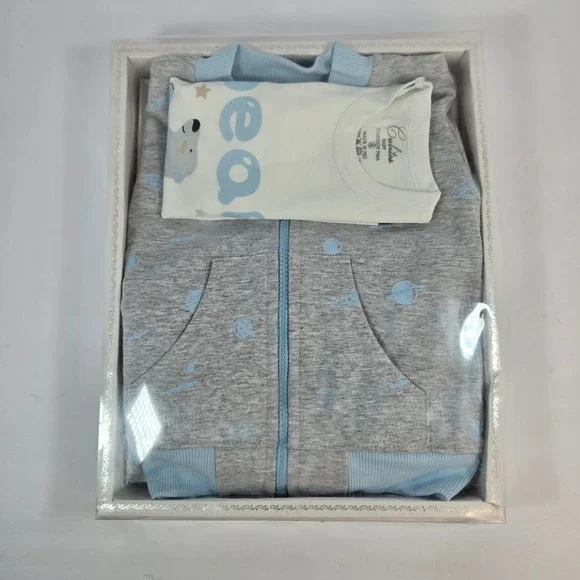 Baby Bear Outfit Set – 4-Piece – 100% Pima Cotton – Size 4 (New) - Picture 13 of 14